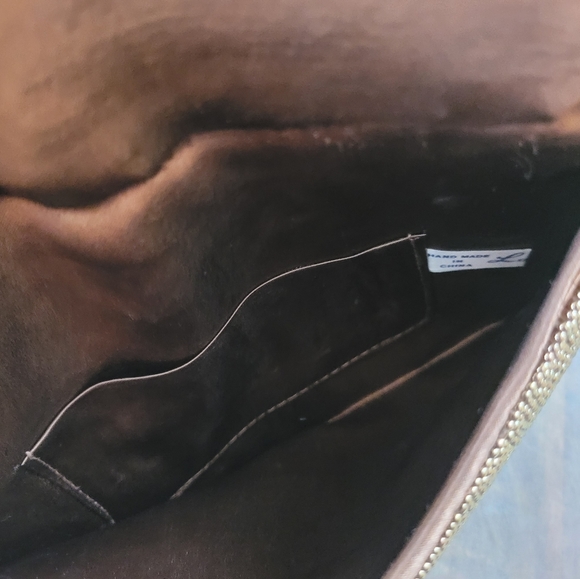 REGALE LTD. | COPPER SEED BEAD ENVELOPE CLUTCH - Picture 4 of 7